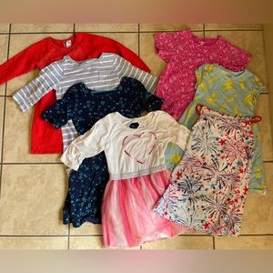 Lot of 7 little girl’s dresses